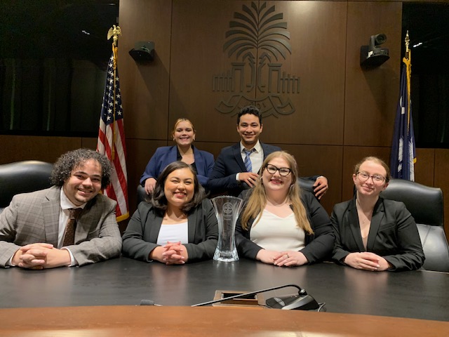 Congratulations to Monique Torres who won the Best Advocate Award! Monique, as well as, Marisa Sturm, Jaime Santana, Adam Victorriane, and Sophia Calzavara were also selected as competition finalist! 

We are so #UICLawProud of you! 💙⚖️❤️