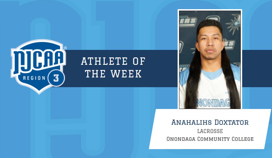 Onondaga CC's Anahalihs Doxtator named <a href="/NJCAAReg3/">NJCAA REGION 3</a> Athlete of the Week

njcaaregion3.org/aotw/2022-23/s…