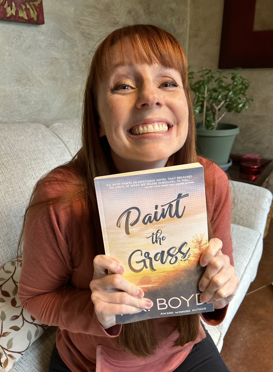 heidi_boyd's tweet photo. After six books and fifteen years of writing, I finally get to hold my first published book in my hands. The goofy grin says it all. Bethany’s story is for anyone who is in love with life or wants to be again. Read Paint the Grass and feel her change. ❤️ #womensfiction #amreading https://t.co/oVUQ6i7H1I