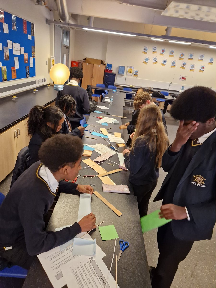 ScienceLoreto's tweet photo. Welcome to British Science Week @loretochorlton! This year we celebrate 'Connections' and our KS3 classes have been busy building gliders and barometers! #BSW2023 https://t.co/Da44hyVgr4