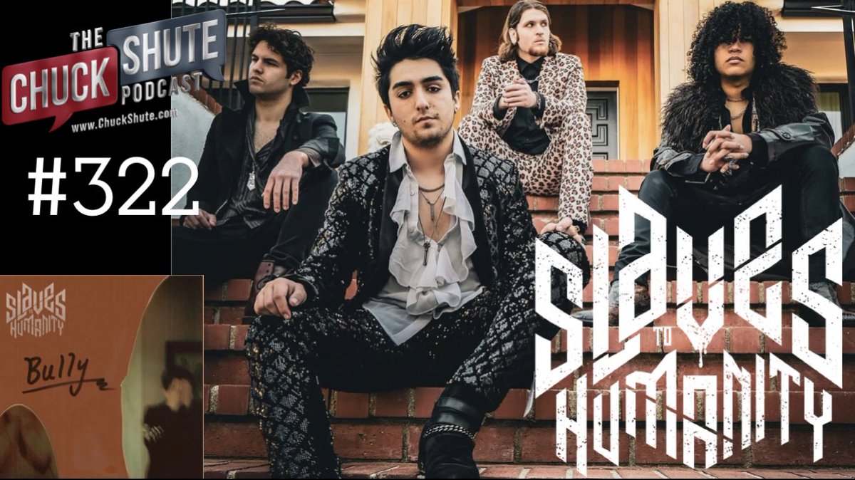 ChuckShute's tweet photo. Love this band and this was a very fun interview! This band has a bright future, check them out! #slavestohumanity https://t.co/5jg8U3c977 https://t.co/cE6rQ69XQQ