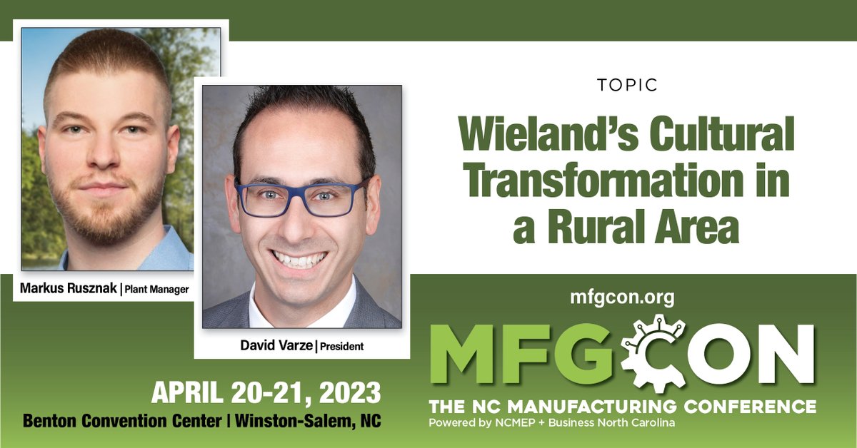 BusinessNC's tweet photo. Calling all NC manufacturers! Deadline for early bird registration is next week! Come see us in April! #ncmanufacturing @ncmep @NCStateIES @NCChamber https://t.co/PdWE0vGOkR https://t.co/jlfBXynWc2