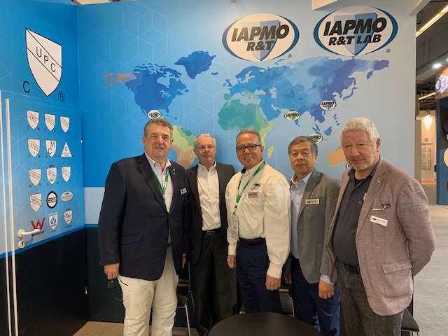 IAPMO's tweet photo. The countdown to #ISH23 is over and our #IAPMO team is all set to showcase at one of the world's largest plumbing and heating products events. Get ready to witness the @IWSHFoundation @WPlumbingCouncl #PlumbingChampions in action! #ISH2023 #March4Water https://t.co/Pu8HF2KpbV