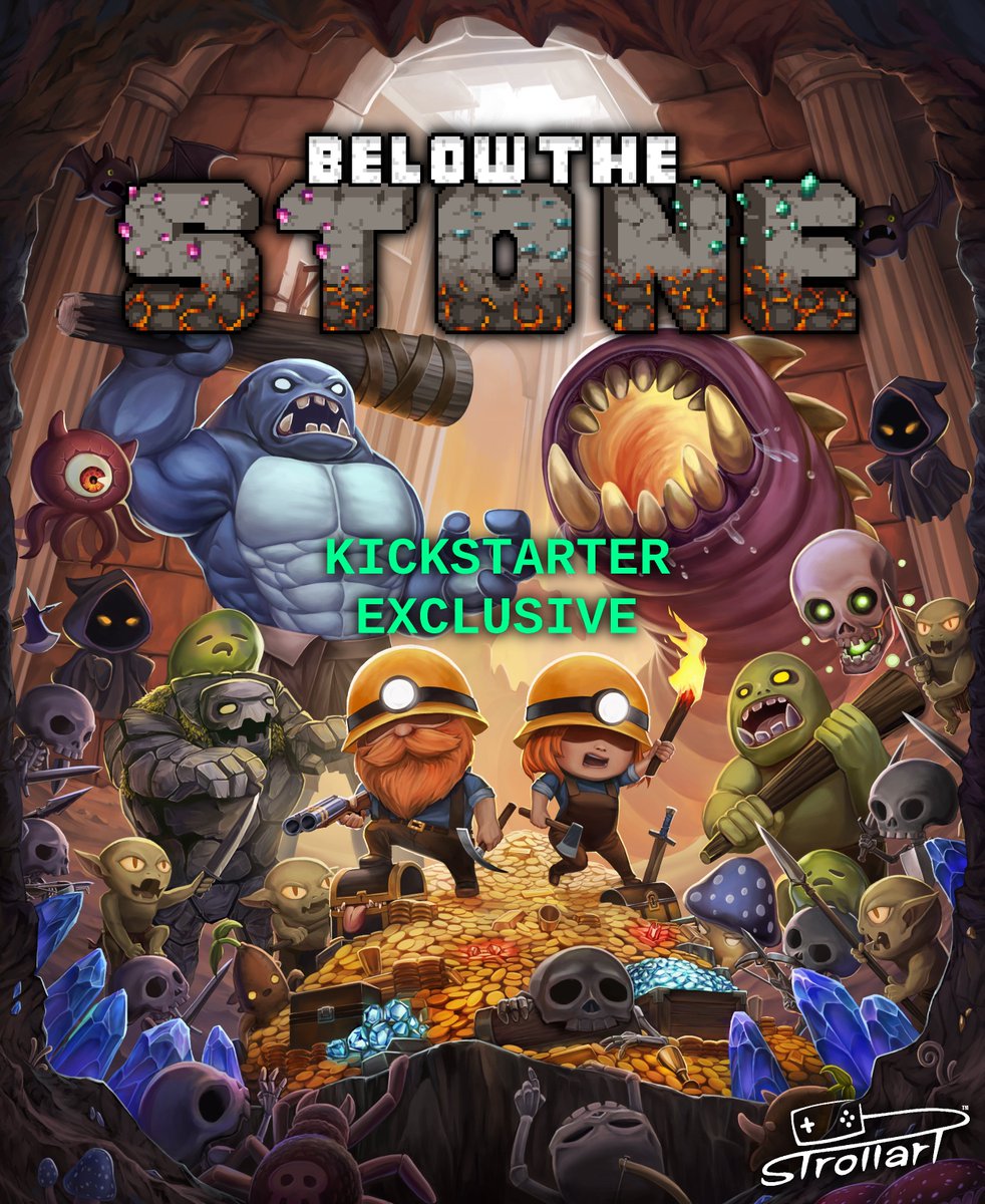 BelowTheStone's tweet image. Our beautiful Kickstarter supporter Big Box art.

Only 100 of these will ever be made.  💎⛏️

Art by Kevin J.

#gamedev #art #pixelart