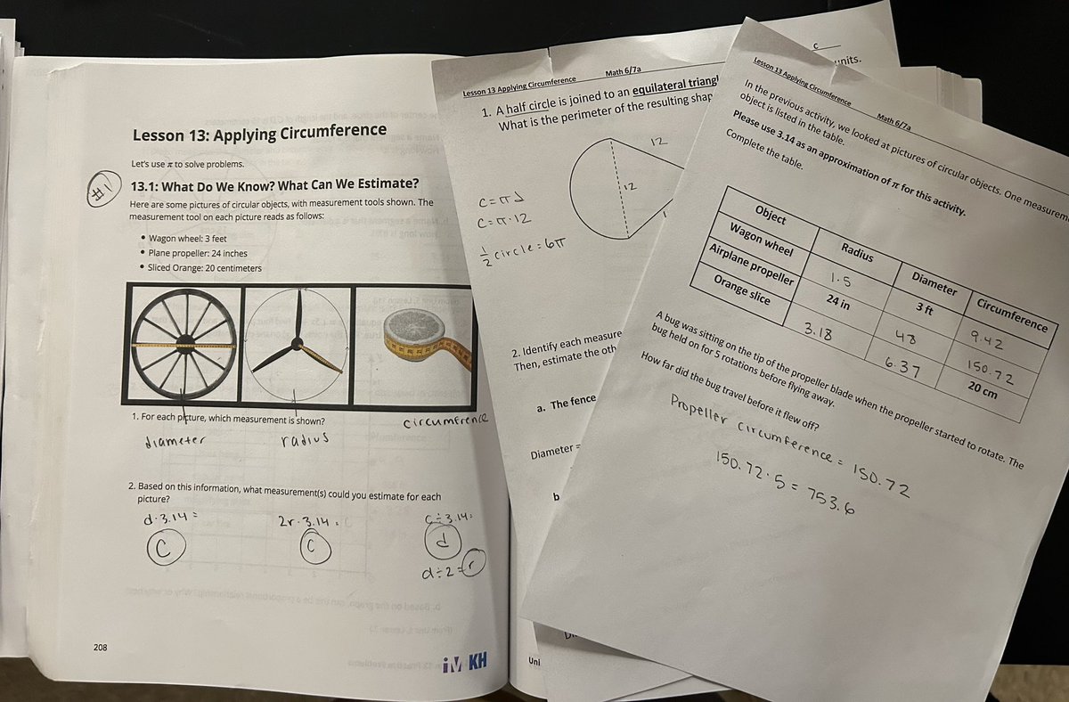 Discovering pi on pi day! <a href="/CockeysvilleMS/">Cockeysville Middle</a>