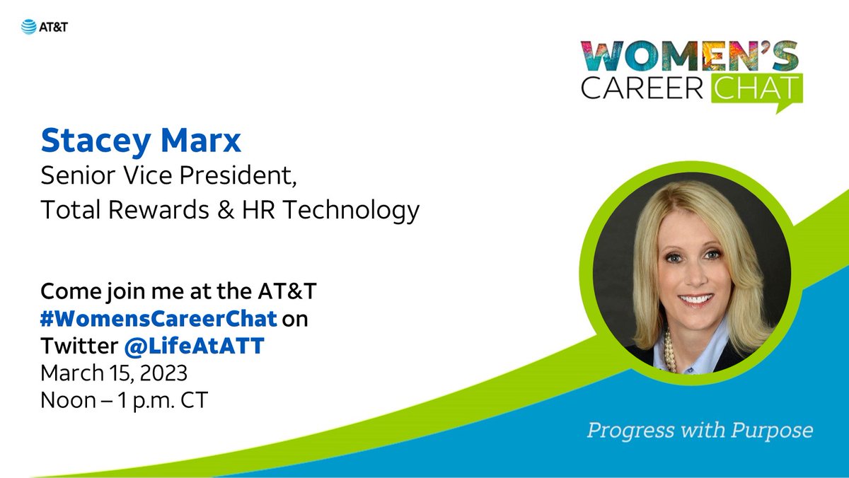 Excited for this year's event! See you soon! @LifeAtATT #WomensCareerChat 👏