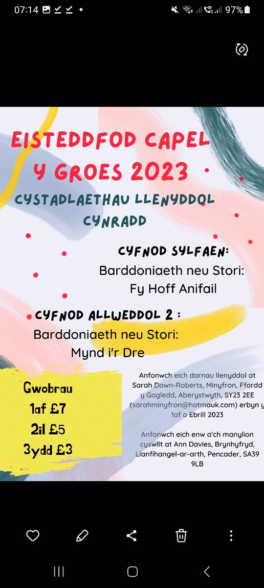Eisteddfod Capel y Groes tweet media