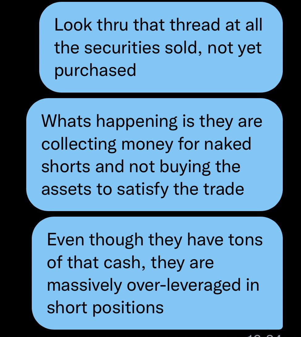 HangLoose1337's tweet photo. It just dawned on me & it actually makes so much sense:
This seems how they’re staying solvent against their massive short positions & kicking the can
Its virtually daily micro-bailouts for all the counterparties & its happening right in front of us w/ reverse repos
#amc #ape https://t.co/Jbnpc3B55K
