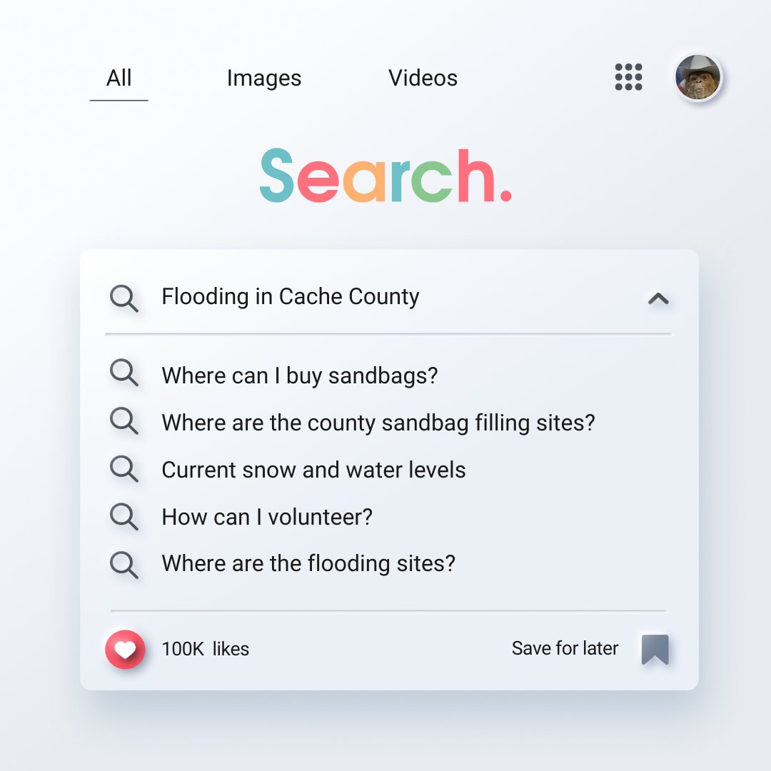 CacheSheriff's tweet image. It’s almost spring! The snow is melting, which means it’s flooding season. Here are common questions that you may be wondering. 
(All answers to flooding questions can be found on the Flood tab on cachecounty.org/sheriffs-offic…)