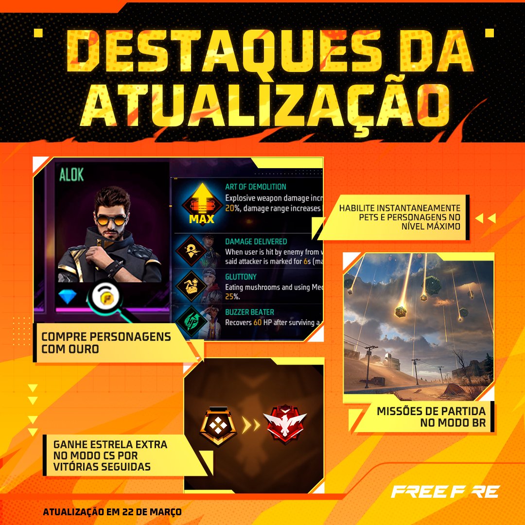 Garena Free Fire Brasil on X: A Desert Eagle está chegando no Modo CS! A  próxima atualização promete, então não deixe de testar as novidades. Dia 11  de Dezembro!  / X