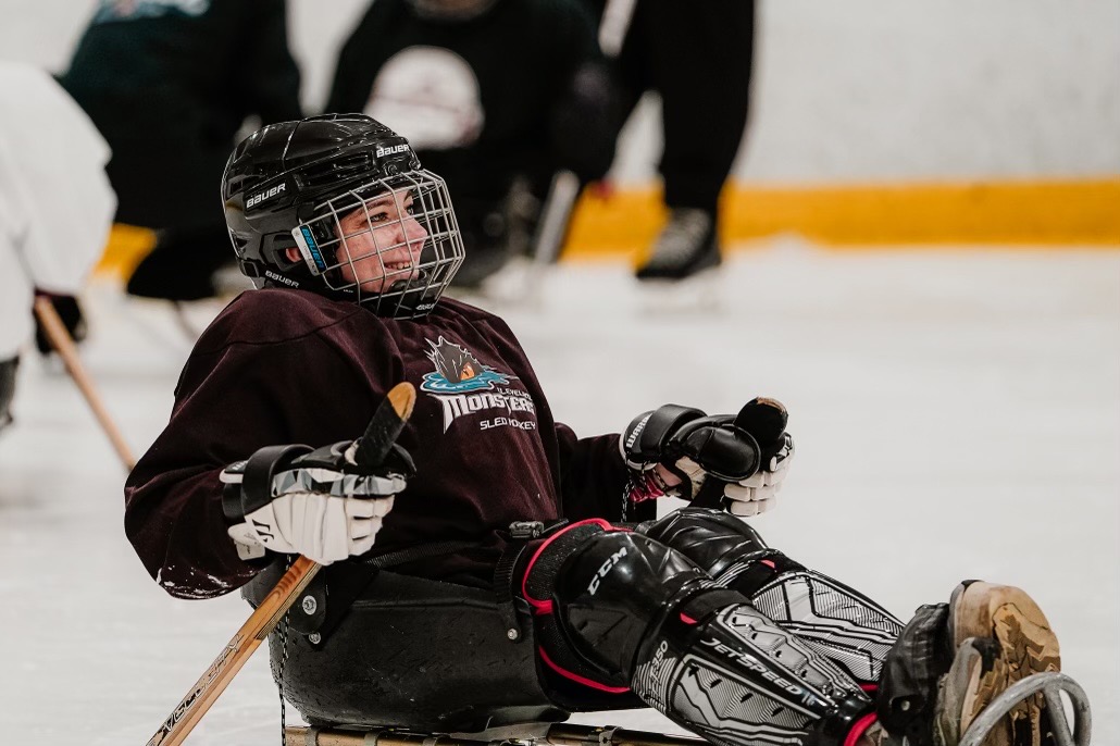 monstershockey's tweet photo. We had a blast at our Try Sled Hockey Clinic with @adaptivesportoh last night! Thank you to all who came out to learn more and we hope to see some new Cleveland Monsters Sled Hockey players next season! 😁 https://t.co/G4dOThFPHX