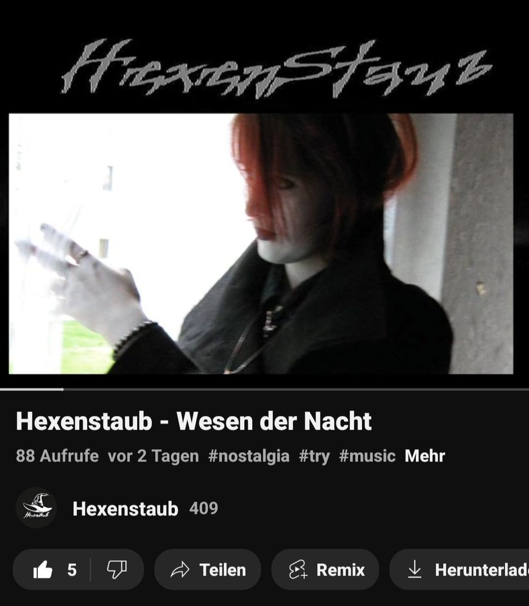 Even though my music isn't perfect, I'm still proud of everything I've achieved so far. 
I never thought I would last 13 years. 😊
And I'm not thinking of giving up. 🖤

#hexenstaub #german #project #instrumental #experimental #electro #dream #musicismymedicine #musicislife