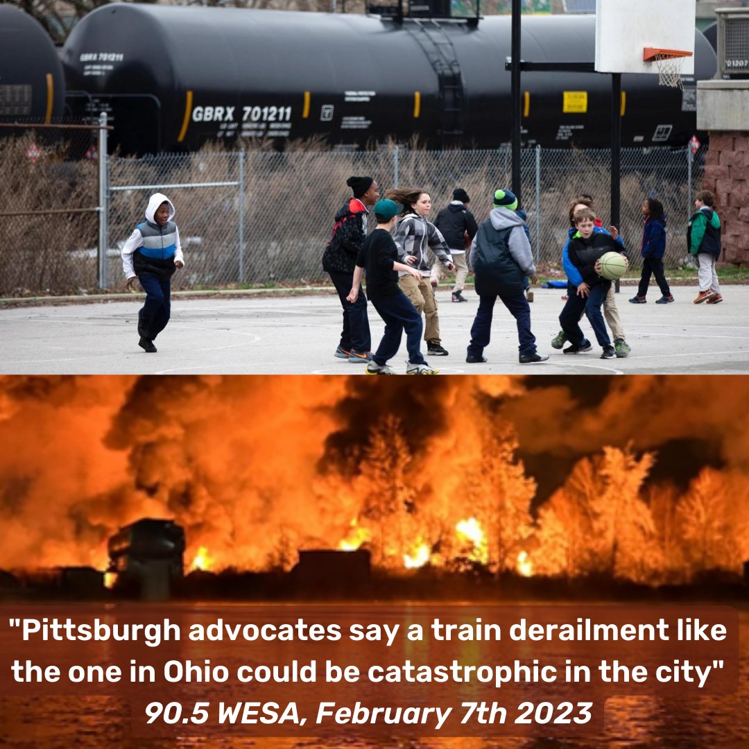 Stay informed. Join RailPollutionProtectionPittsburgh.com (RP3) and learn more about how to stop #bombtrains in our communities.