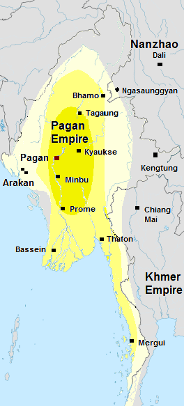 HistorySchmuck's tweet photo. The Pagan Kingdom rose 849CE from Burmese people in the upper Irrawady Valley before expanding to dominate modern Myanmar, replacing the Pyu cities. It laid the foundations of Burmese culture and is considered the precursor to modern Myanmar. #Burma #Myanmar https://t.co/n6qQdagMx0