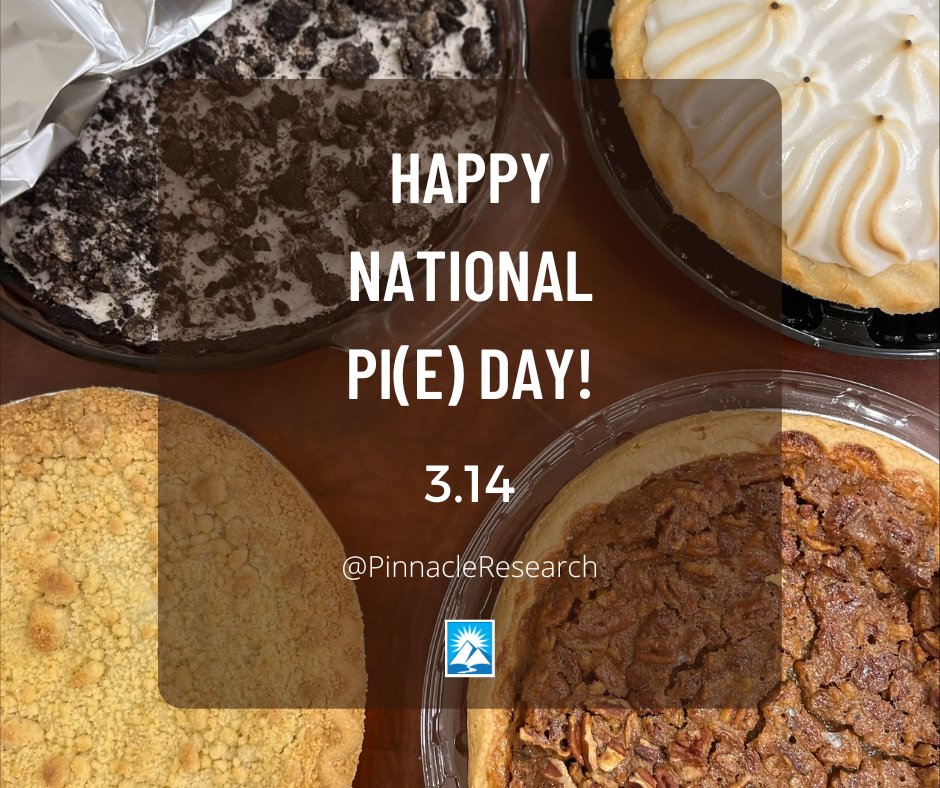 Happy National Pie Day! We hope you all enjoy a slice of your favorite #pie to celebrate 🎉🥧

#PiDay #PieDay #NationalPieDay #NationalPiDay #math #dessertday #piepotluck