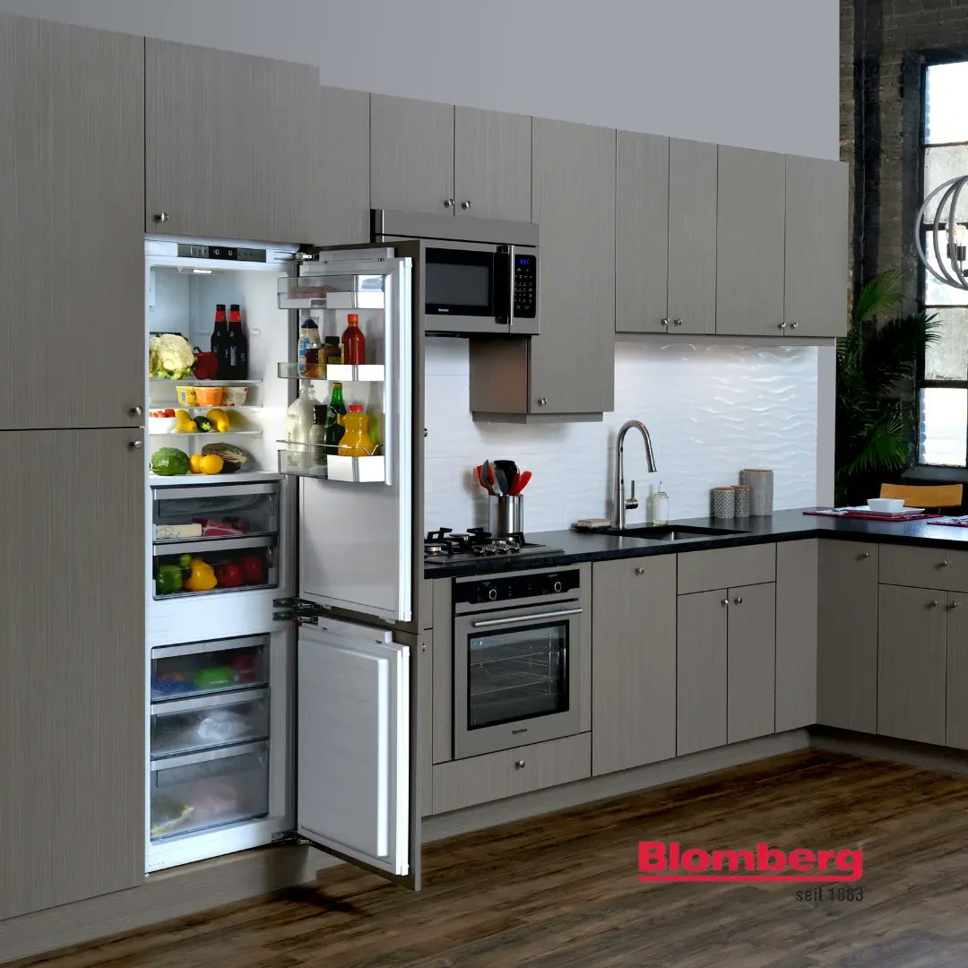 Blomberg built-in beauty.  Efficiency plus excellence in design make this the perfect choice for your new kitchen!  Find out more and a Blomberg dealer near you: buff.ly/3tPp8yb #pacificspecialtybrands