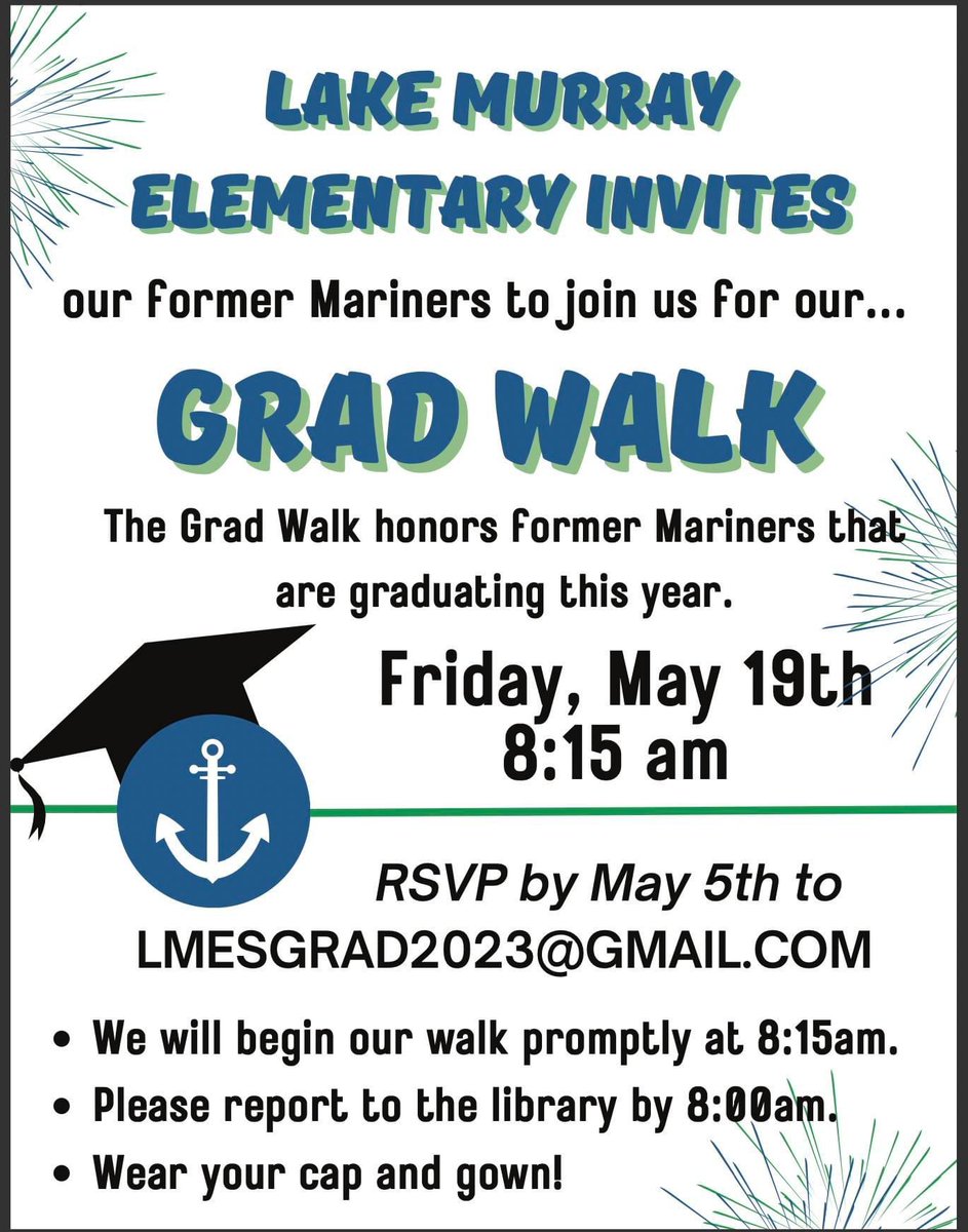 My very first fourth grade class is about to graduate 🥺 someone grab me a tissue! <a href="/MarinerMates/">Lake Murray Elementary</a>