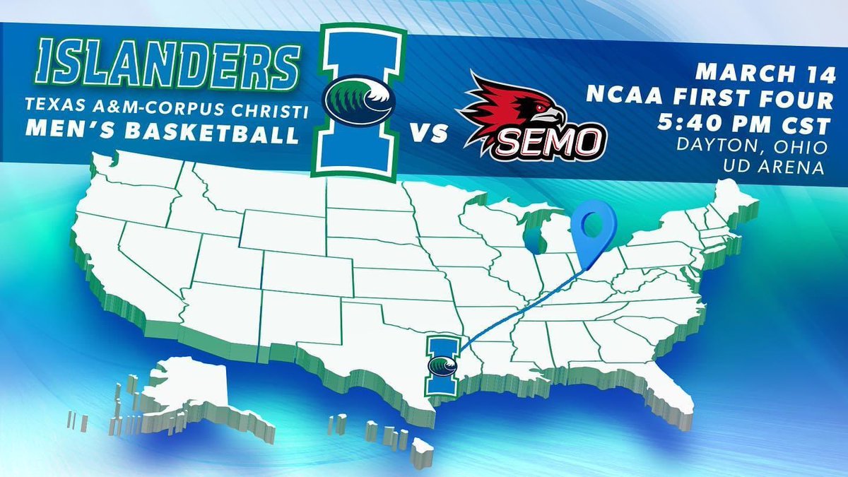 Wishing our Islanders 🤙🏼 nothing but LUCK today!!! GO Islanders Mens Basketball! 💙
#countdown #GoIslanders #ShakasUp #tamucc