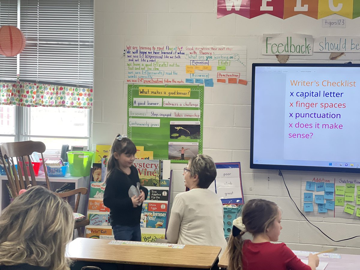 My favorite picture from today’s classroom visits. Our AMAZING superintendent talking to students about their learning and being present in classrooms REGULARLY. So proud of my friend and mentor @qagray! @cathy_lassiter