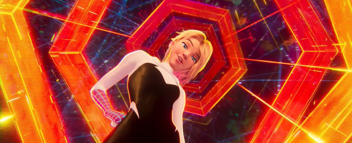 SpiderVerseShot's tweet photo. Spider-Gwen in Spider-Man: Across the Spider-Verse (2023) https://t.co/ti4qygf2E5