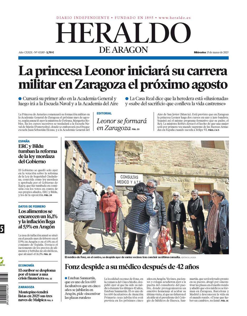 Heraldo de Aragón (@heraldoes) on Twitter photo 