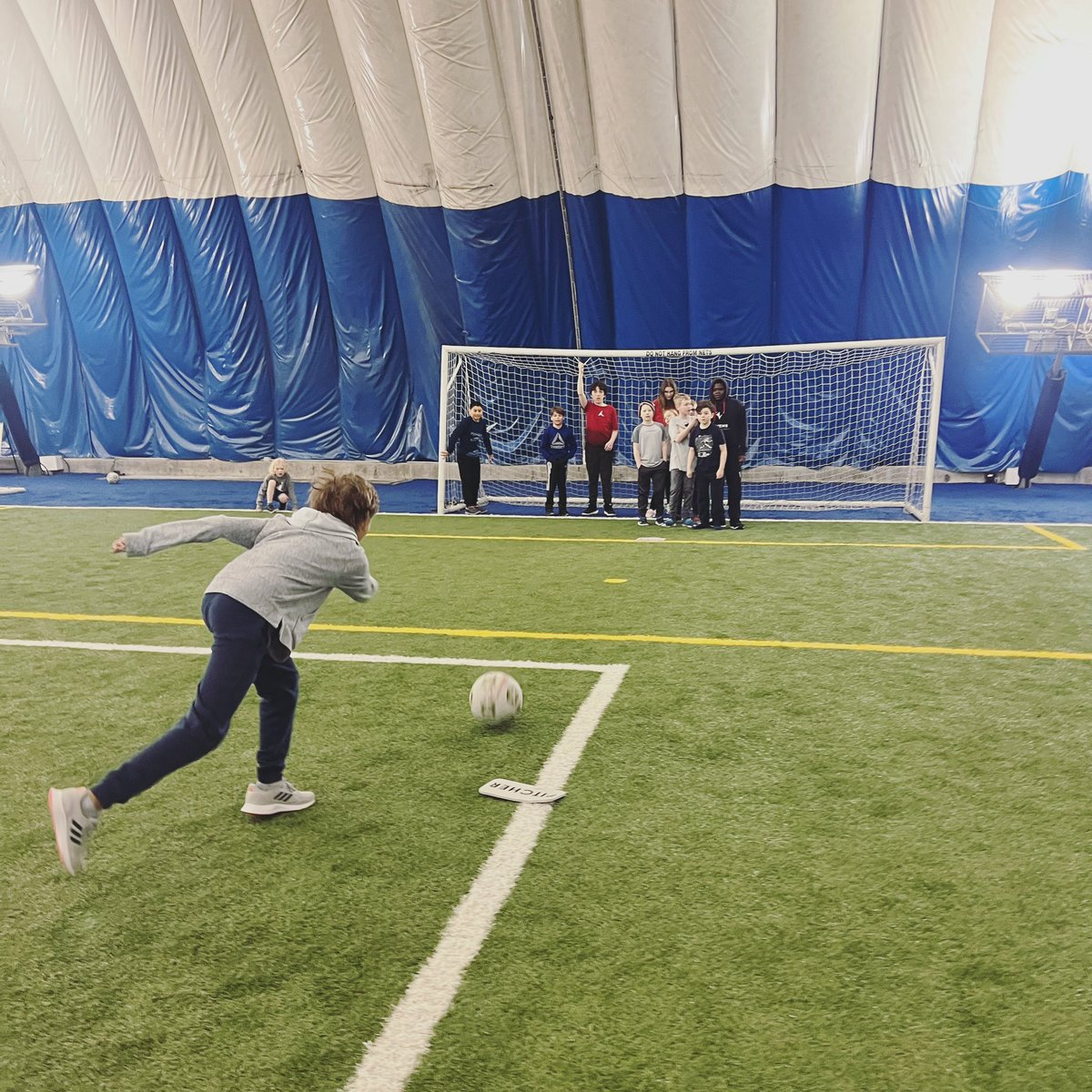 Soccer baseball &amp; hot chocolate on a Tuesday. ⚾️🍫⚽️ Can adults get a “March Break” too?! 👀 #TMSICamps #MarchBreakCamp2023 #HappyCampers