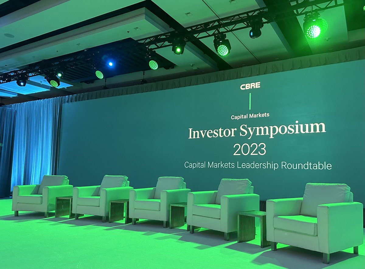 Final preparations are underway in Scottsdale, AZ for the 2023 #CBREInvestorSymposium. Our annual client conference kicks-off this week and features keynote speakers <a href="/HitendraWadhwa/">Hitendra Wadhwa</a>, Professor at <a href="/Columbia/">Columbia University</a> Business School &amp; Edward Glaeser, Professor of Economics at <a href="/Harvard/">Harvard University</a>