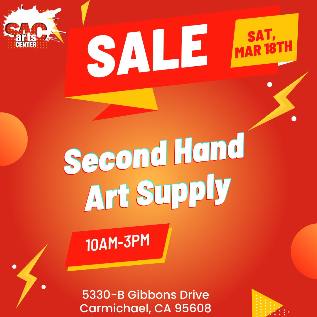 Secondhand Art Supply Sale - mailchi.mp/9d155a2fbda1/s…