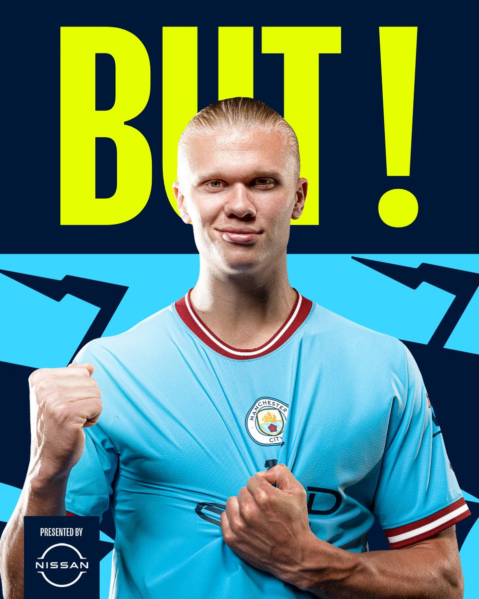 ManCityFra's tweet photo. 54' Après avoir frappé de la tête une première fois, Erling Haaland finit l'action pour le but du 5-0 🤯

🔵 5-0 ⚫️ #ManCity https://t.co/FFrJ5ptRgL