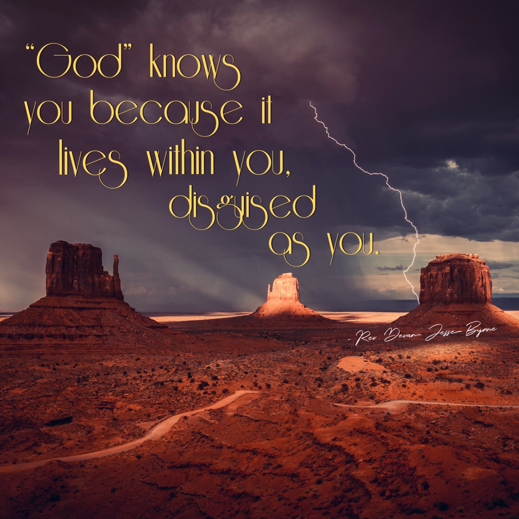 IamACIM's tweet photo. "God" knows not because It lives within you, disguised as you."
- Rev. Devan Jesse Byrne - #Awaken #IAM #Meditation #awareness #quotes #acourseinmiracles #acimlessons #ACourseinMiracles #ACIM #Enlightenment #Inspirational https://t.co/ypP3HzFSoY