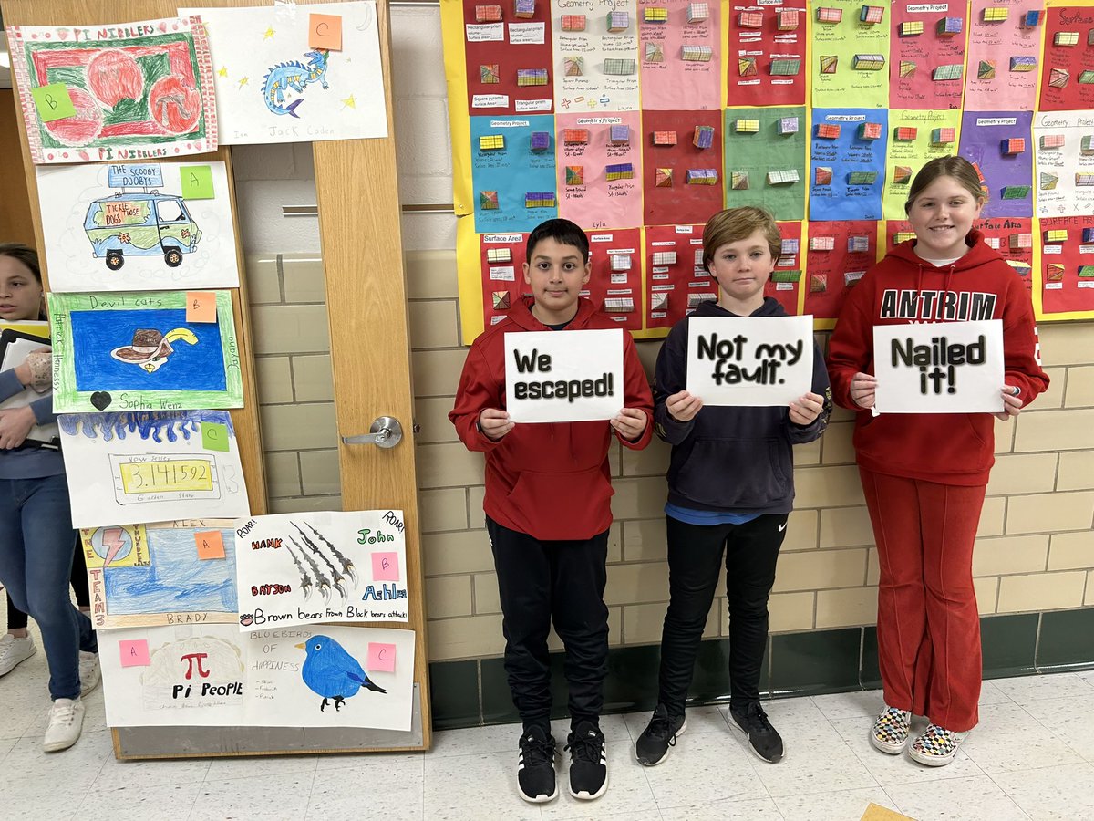 Happy Pi Day! <a href="/AntrimSchool/">Tara Weber</a> , <a href="/ptbeachsuper/">Will Smith</a>