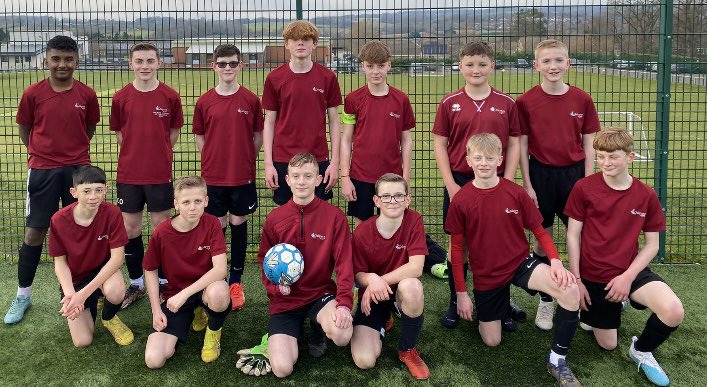 OakmoorPE's tweet photo. Superb afternoon for our Year 8 boys who make it through to the semi finals of the district cup, winning 3-1 away to @TomlinscotePE  - Their best performance in two years. Outstanding today. Congratulations to Garry for two more goals and POTM, Harry! ⚽️ https://t.co/4UVf9g7r2E