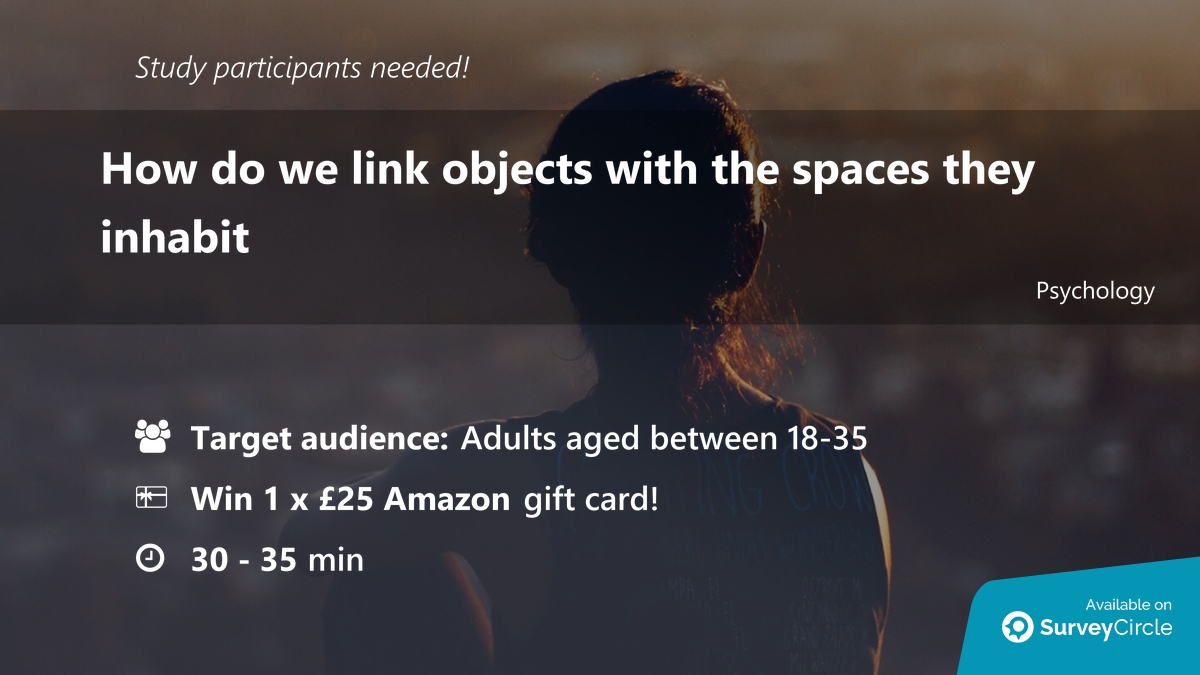 daily_research's tweet photo. Participants needed for online survey!

Topic: "How do we link objects with the spaces they inhabit" https://t.co/H6Dk8Bo4D8 via @SurveyCircle

#memory #EpisodicMemory #SourceMemory #cueing #LinkingObjects #objects #survey #surveycircle https://t.co/oYOaDtSxXf
