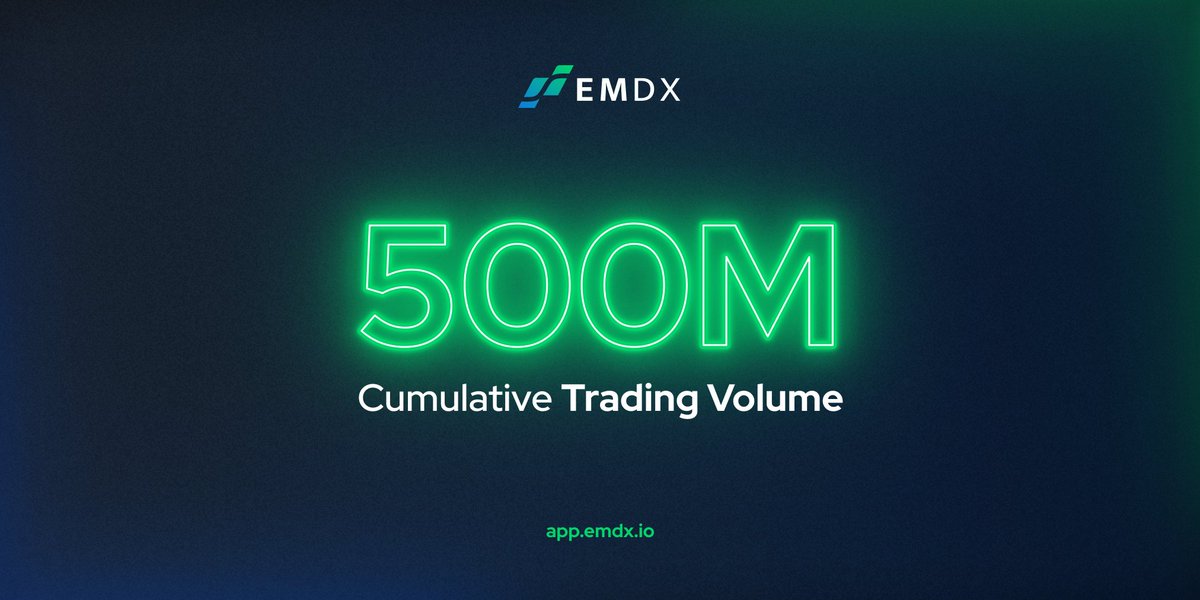 emdx_es's tweet photo. 🎉 ¡Alcanzamos los 500M en Volumen Acumulado! https://t.co/nEwG9kgsw1