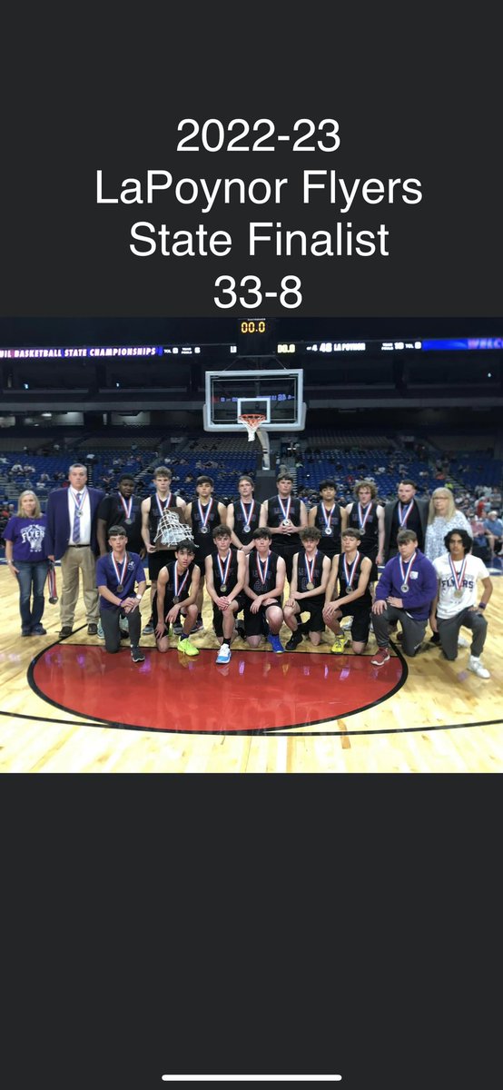 Proud to be a part of the lives of these young men. Thank you to the LaPoynor community for all of the support. What A Ride!!! It is always a great day to be a Flyer! <a href="/CooperG2023/">Cooper Gracey</a> <a href="/cortreid_12/">Cort Reid</a> <a href="/EvanA_23/">Evan Almeida</a> <a href="/MDriskell2023/">Mathew Driskell</a> <a href="/MarkDriskell5/">Coach Driskell</a> <a href="/MannScott2025/">Mann Scott</a> <a href="/DijuanWhitehea1/">Dijuan Whitehead</a> <a href="/hoopinsider/">Hoopinsider</a>