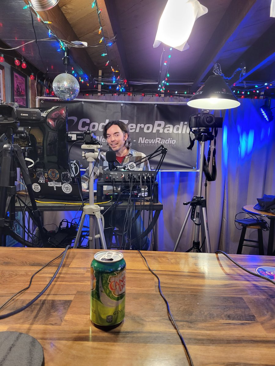 We're on code zero radio live now. Tune in online l.