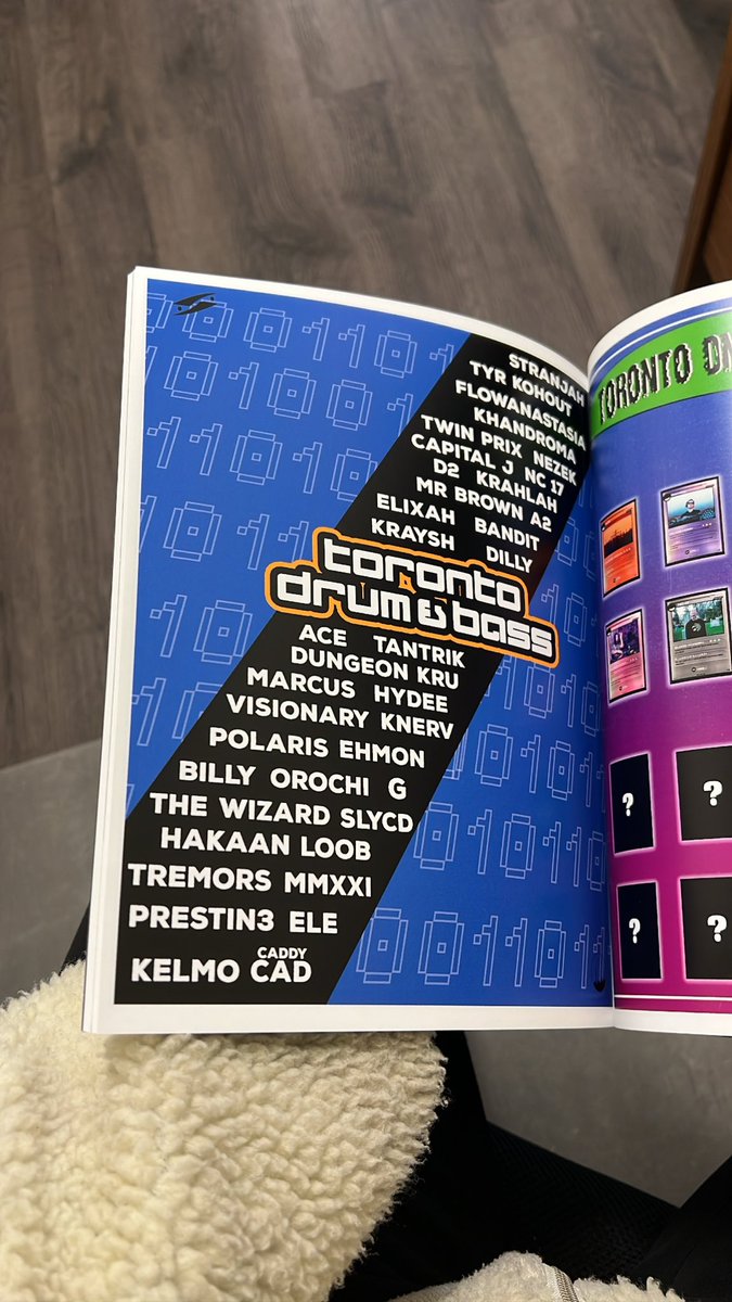 Ace1H's tweet photo. this is a homage to everyone that’s played for or contributed to @torontodnb live shows in some way 

hoping to add many more names for next magazine! https://t.co/fbakYKw7Oq