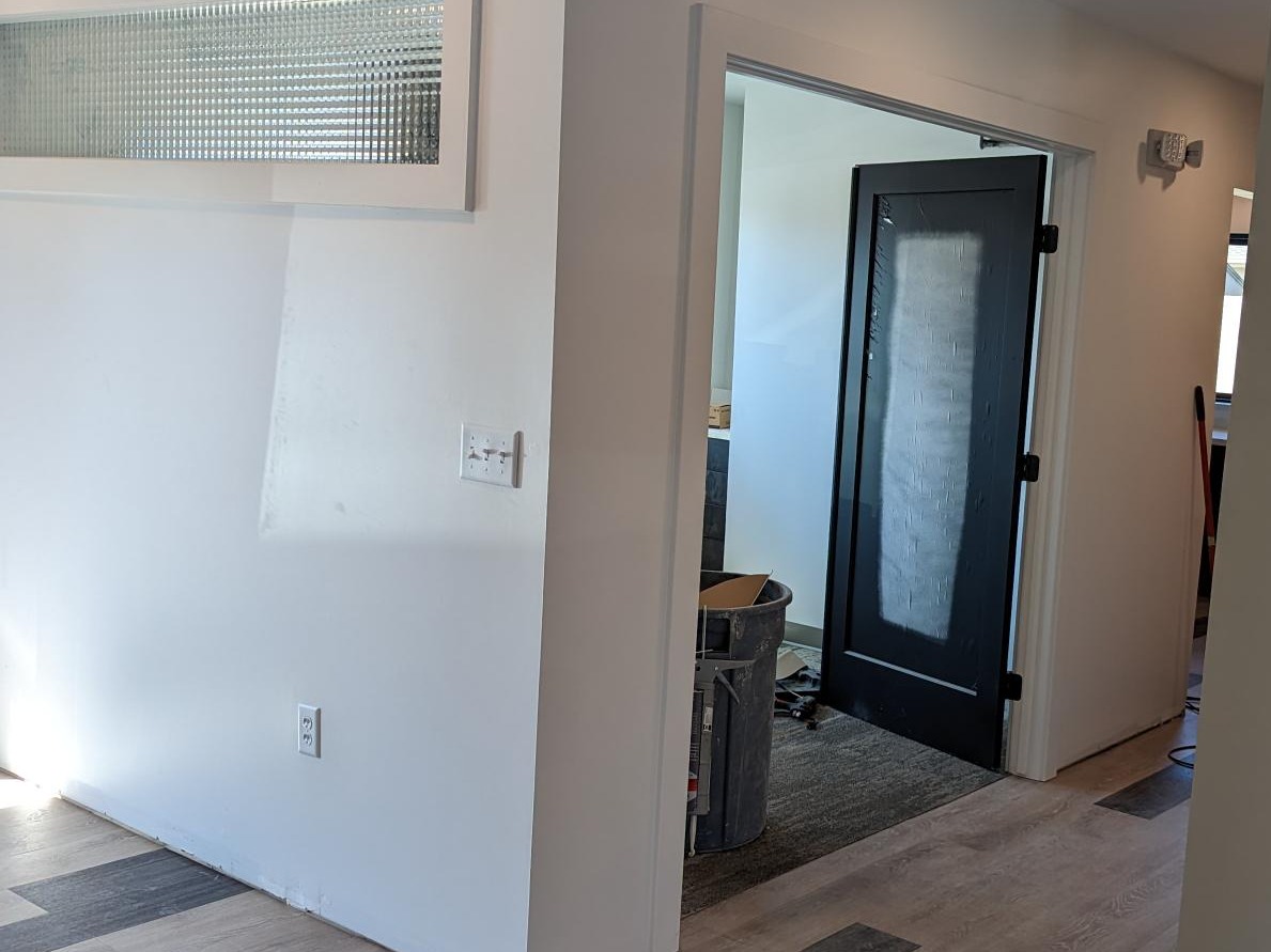 TruBuilding's tweet image. Sneak Peek! We could not be happier with the eye for design of Interiors by Design Gallery for our new space. Getting closer to move in day. #TRUBUILDING #DontDoNormal