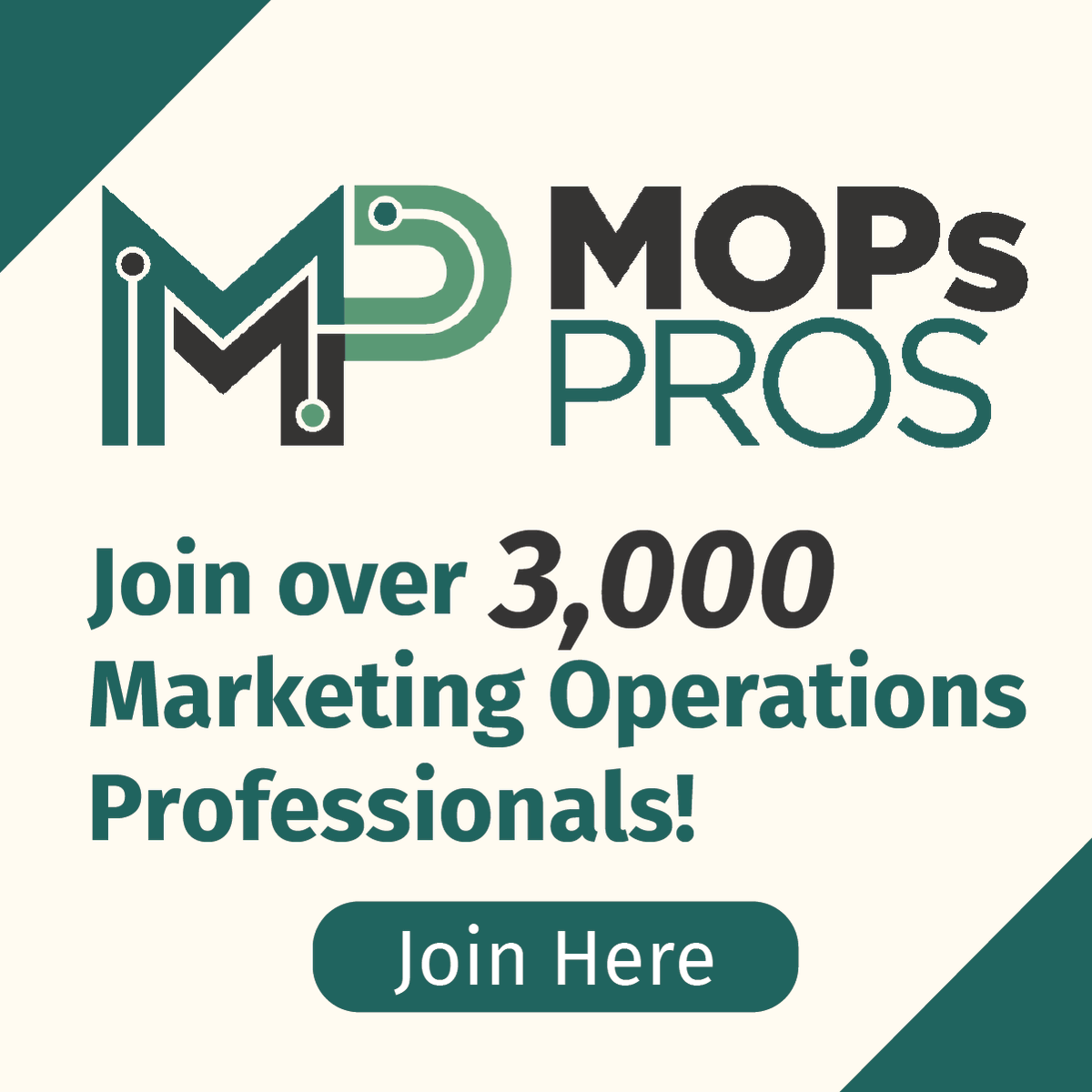 Hey #MarketingOperations professionals, have you been looking tips &amp; tricks on how to implement tools such as #marketo, #hubspot, #pardot, etc.? Or a new #jobopportunity? Then join #MOPsPROs! This #community is exactly where you should be! 👉 bit.ly/3u6NzI5 !