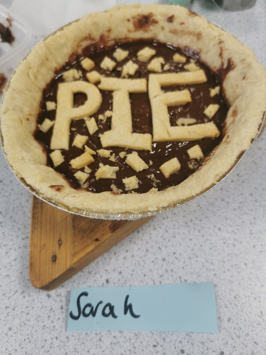 SandhighFood's tweet photo. It could only be shortcrust pastry on pi day! Well done Y8 @SandbachHigh @SandhighDT @SandHighMaths #piDay2023 https://t.co/ONHCF1FH5Q