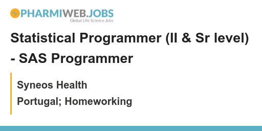 PharmaNews_Jobs's tweet image. Statistical Programmer (II &amp;amp; Sr level) - SAS Programmer - bit.ly/3LoLWOV

Seeking #StatisticalProgrammers at II &amp;amp; Sr. levels with #SASProgrammer experience? Check out this great opportunity! #Analytics #Programming #Jobs