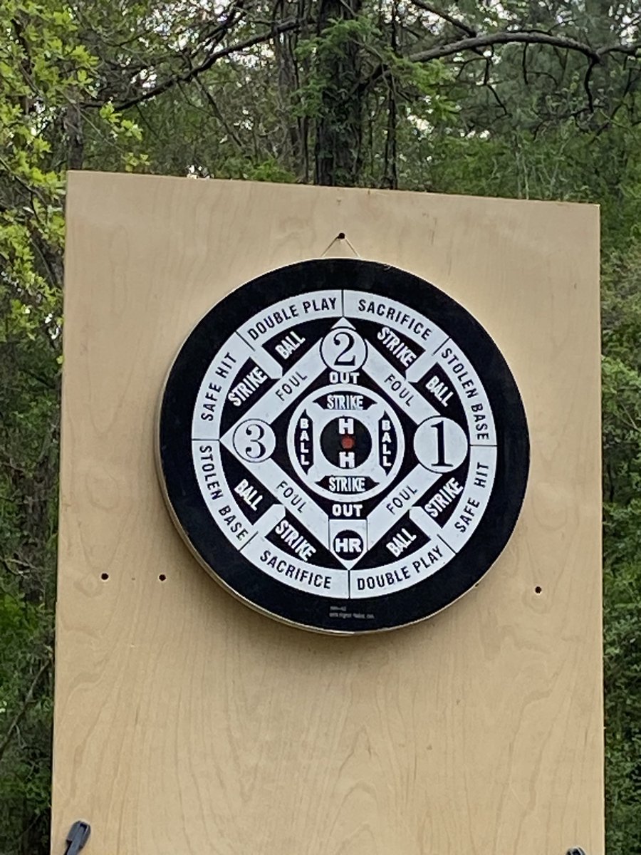 Enjoying the outdoors playing dart baseball!
#NothingButHomers