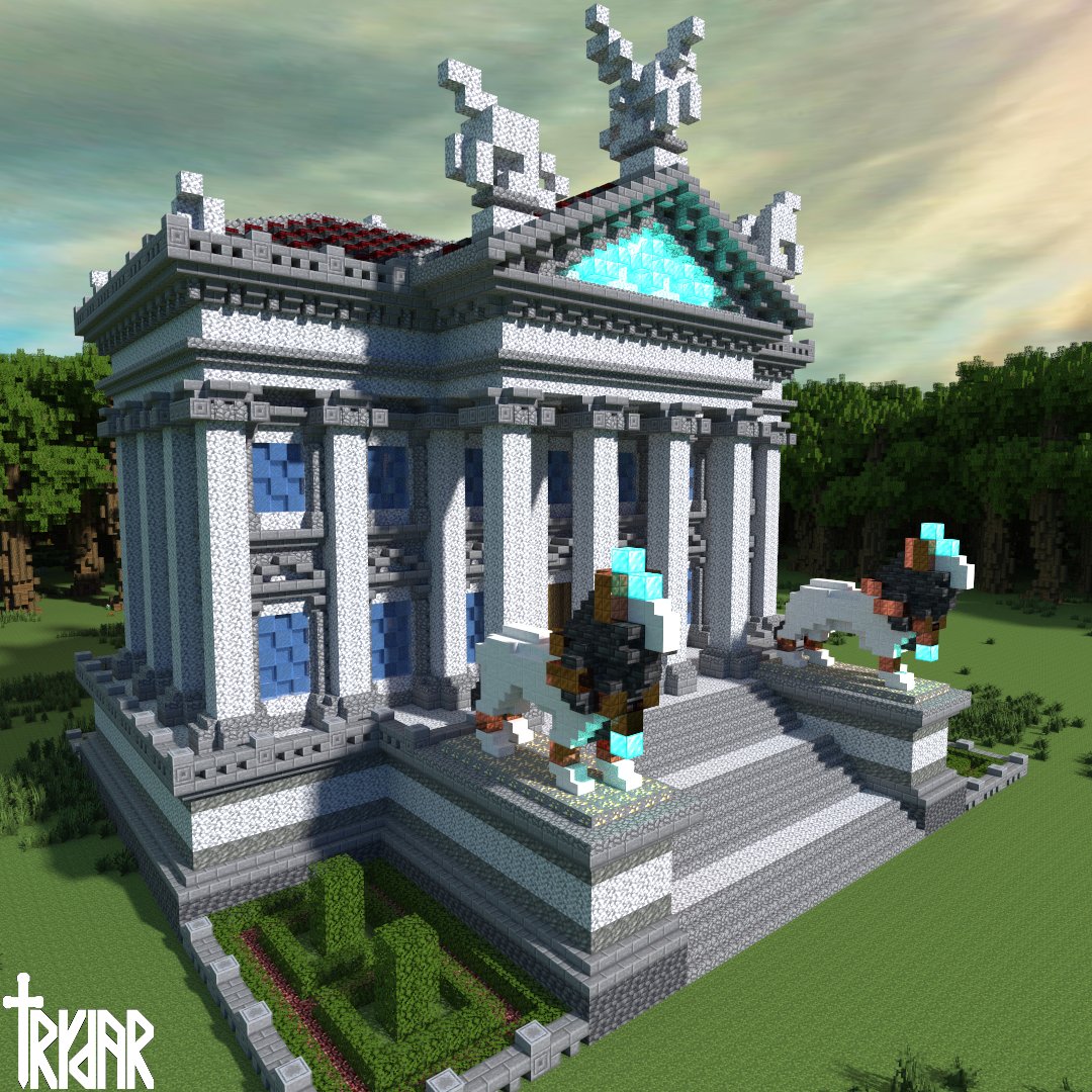 trydar9k's tweet photo. a roman bank, just incase you need somewhere safe to keep your diamond denarii... #minecraft https://t.co/0tRUm3AX3R