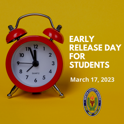 Don't forget, this Friday, March 17, 2023 is an EARLY RELEASE DAY for Students! newtoncountyschools.org/departments/pu…