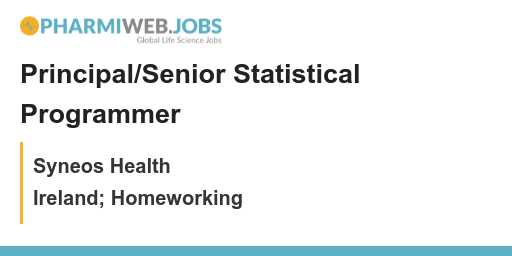 PharmaNews_Jobs's tweet image. Principal/Senior Statistical Programmer - bit.ly/408REc0
Are you an experienced Principal/Senior Statistical Programmer? Join our team and take your career to the next level! #Principal #SeniorStatisticalProgrammer #Programmer #Career #Opportunity