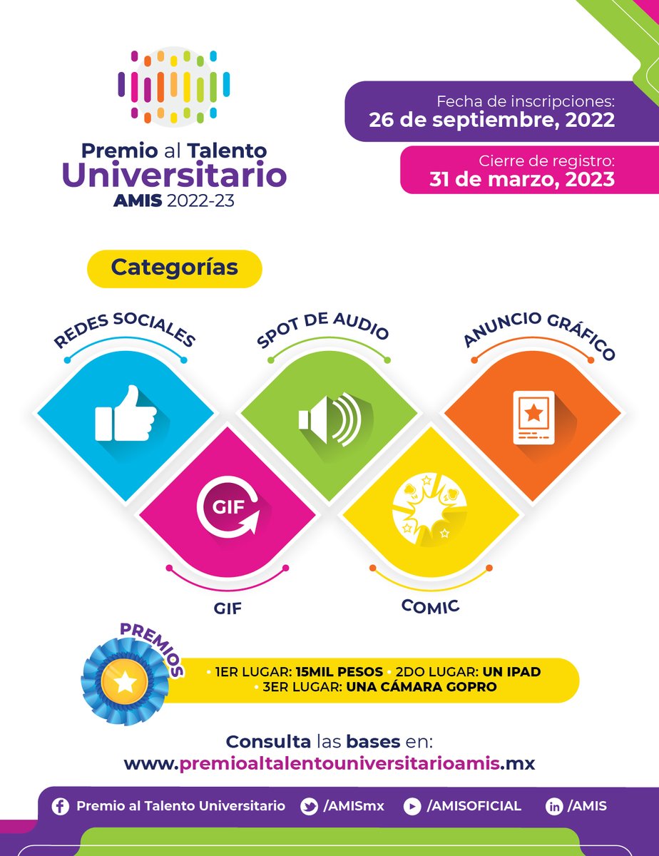 CUAAD_UdeG's tweet photo. Les invitamos a participar en el PREMIO AL TALENTO UNIVERSITARIO AMIS 2022-23. ✨

Más Información: https://t.co/VcmBEbiJyS 👀 https://t.co/uG1Ocb7rNL