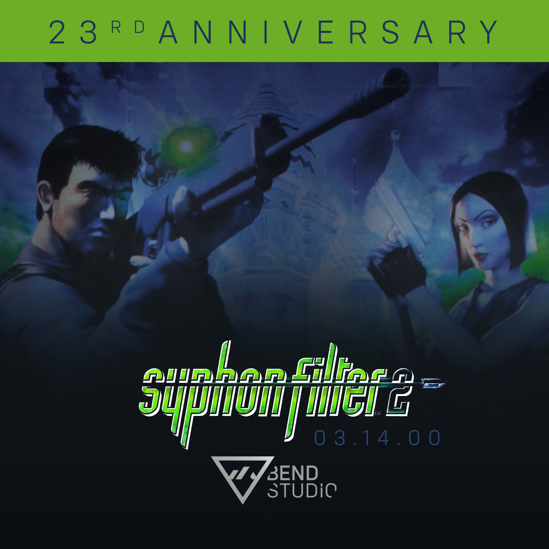 Bend Studio - ICYMI: Syphon Filter 2 hits PlayStation Plus