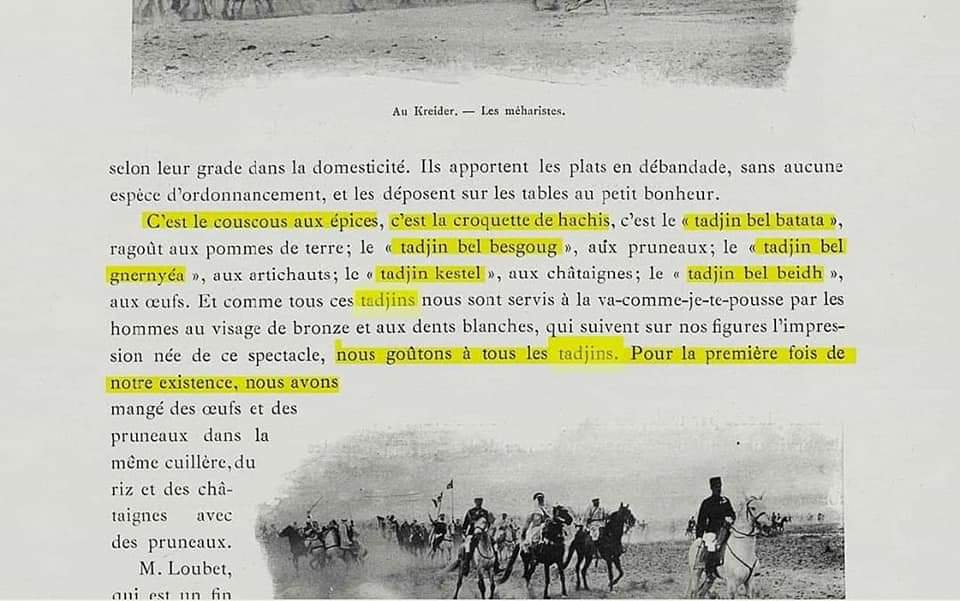 AbbamayM's tweet photo. @mehcli_ La cuisine algerienne décrie par les francais en 1903 ... https://t.co/unxNRDGe79