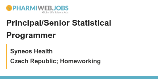 PharmaNews_Jobs's tweet image. Principal/Senior Statistical Programmer - bit.ly/3ZOf5Yg
Do you have a passion for programming? #Principal #SeniorStatisticalProgrammer #Statistics #Programming #JobAdvert