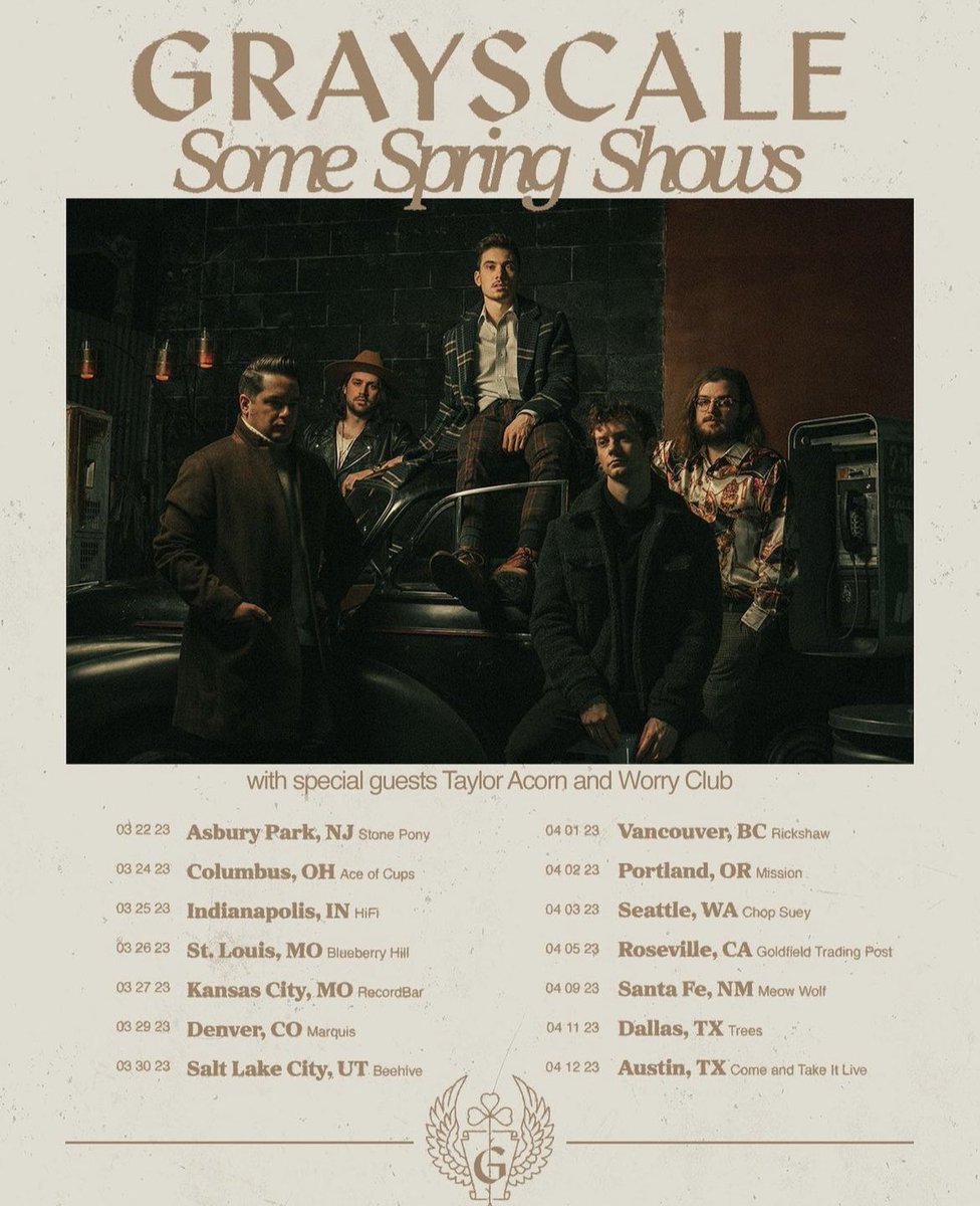 GeoPowelll's tweet photo. Hitting the road with @tayloracorn and @rickyjab next week! 

Come out to a show and let’s hang for a bit 🖤💚 https://t.co/5GRsk5nHL7